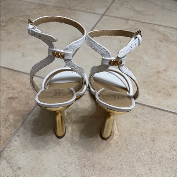 Michael Kors - White Strappy Heels - Picture 4 of 5